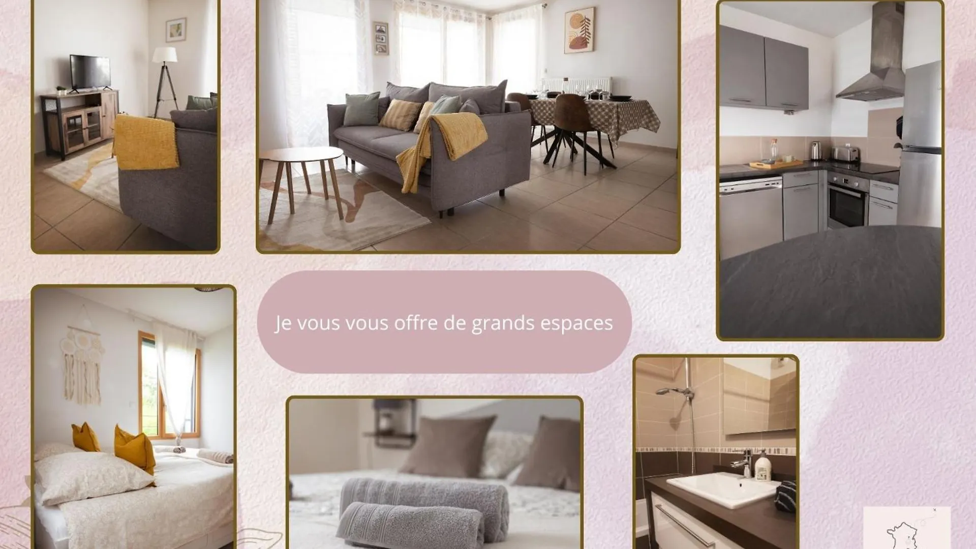 Apartment Appartement Le Joliot Curie 4-6 Personnes A Lyon - Eurexpo - Ldlc Arena - Groupama Stadium - Eurexpo