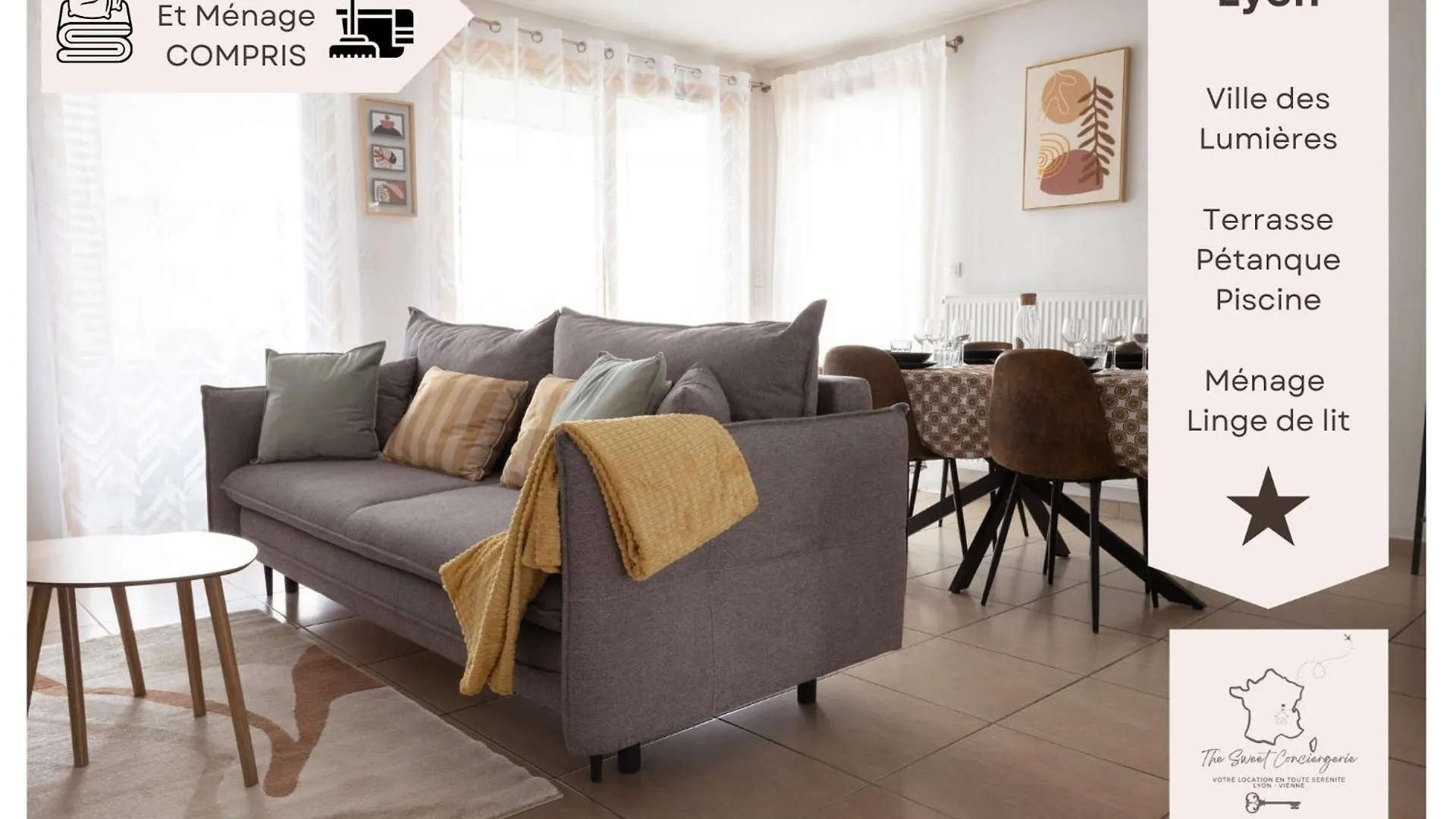 Appartement Le Joliot Curie 4-6 Personnes A Lyon - Eurexpo - Ldlc Arena - Groupama Stadium - Eurexpo